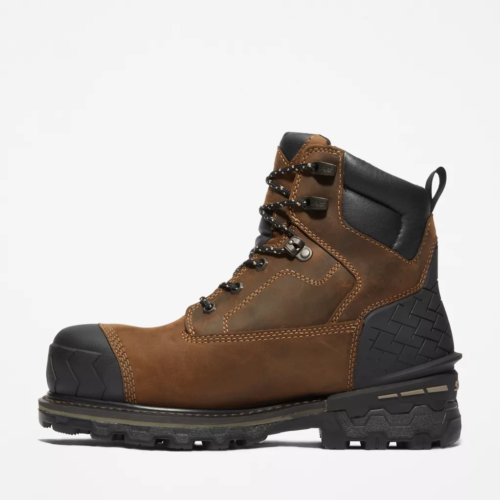 Timberland Pro Boondock HD 6" WP Comp Toe Work Boot -Brown- TB0A43GY214  - Overlook Boots