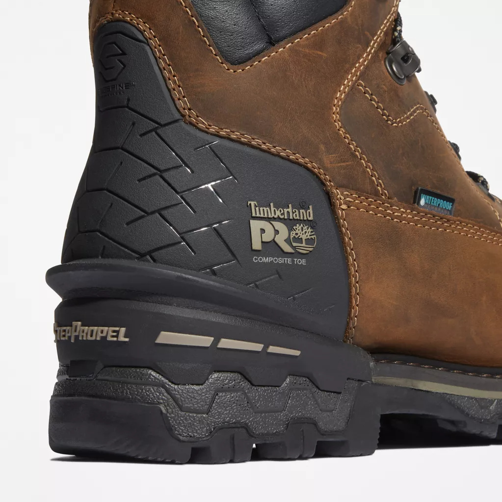 Timberland Pro Boondock HD 6" WP Comp Toe Work Boot -Brown- TB0A43GY214  - Overlook Boots