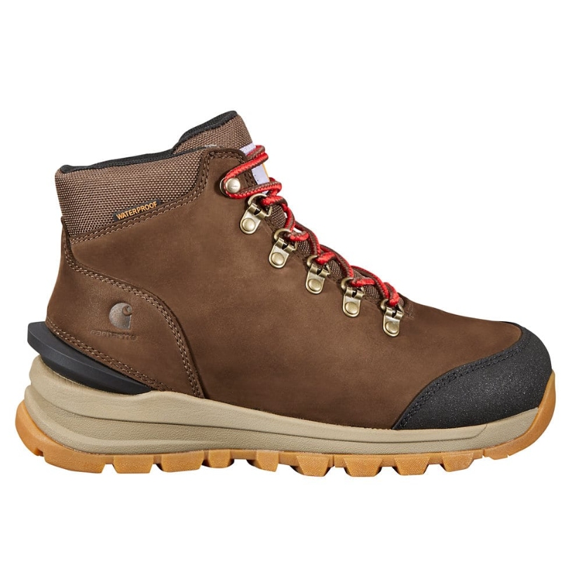 Carhartt Women's Gilmore 5" WP Soft Toe Work Hiker Boot -Brown- FH5056-W 6 / Medium / Brown - Overlook Boots