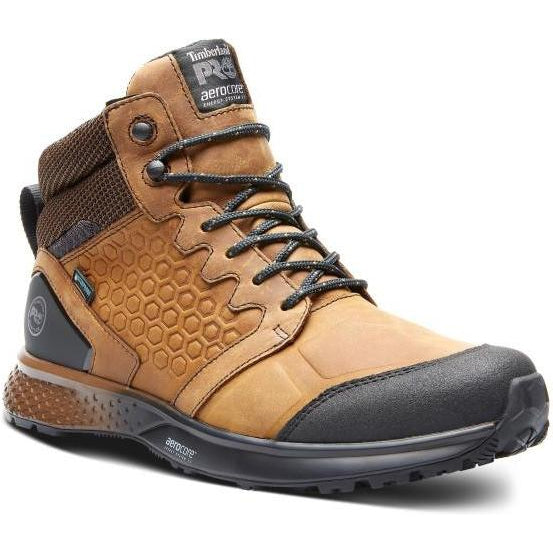 Timberland Pro Men's Reaxion Soft Toe WP Work Boot- Brown- TB0A27BG214