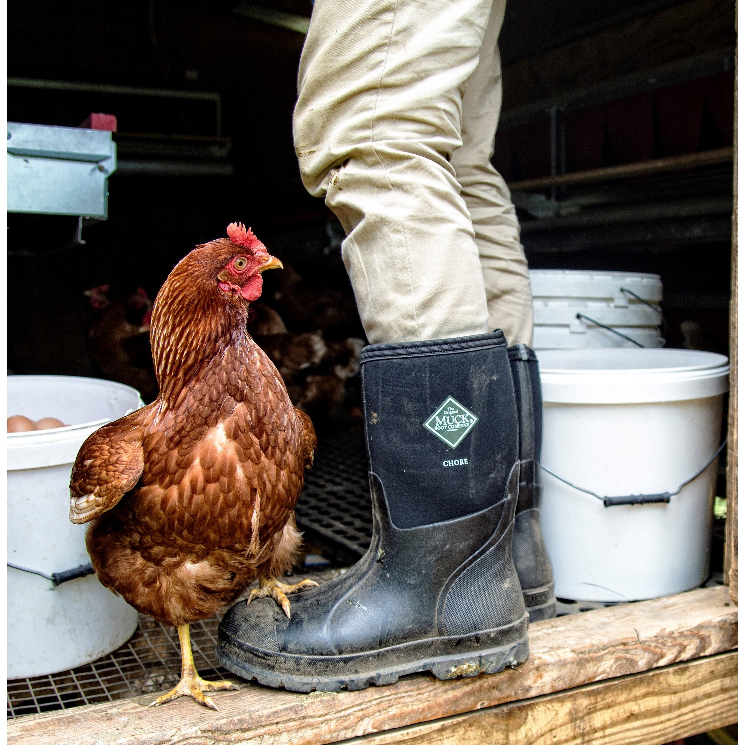 Muck mining clearance boots