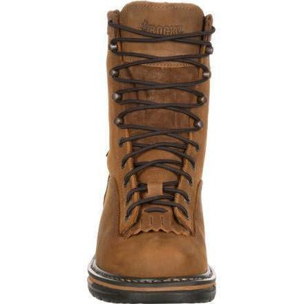 Rocky Men's Ironclad 8" Steel Toe WP Work Boot - Brown - FQ0006698  - Overlook Boots